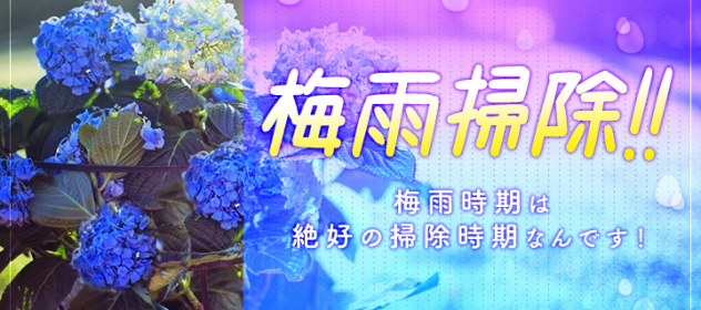 梅雨掃除!!梅雨時期は絶好の掃除時期なんです! 梅雨掃除!!梅雨時期は絶好の掃除時期なんです!